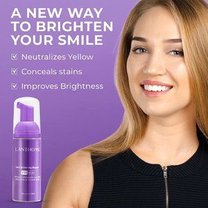 Lanthome (3 Pack) V34 Purple Teeth Whitening Mousse Advanced Whitening Stain Rem